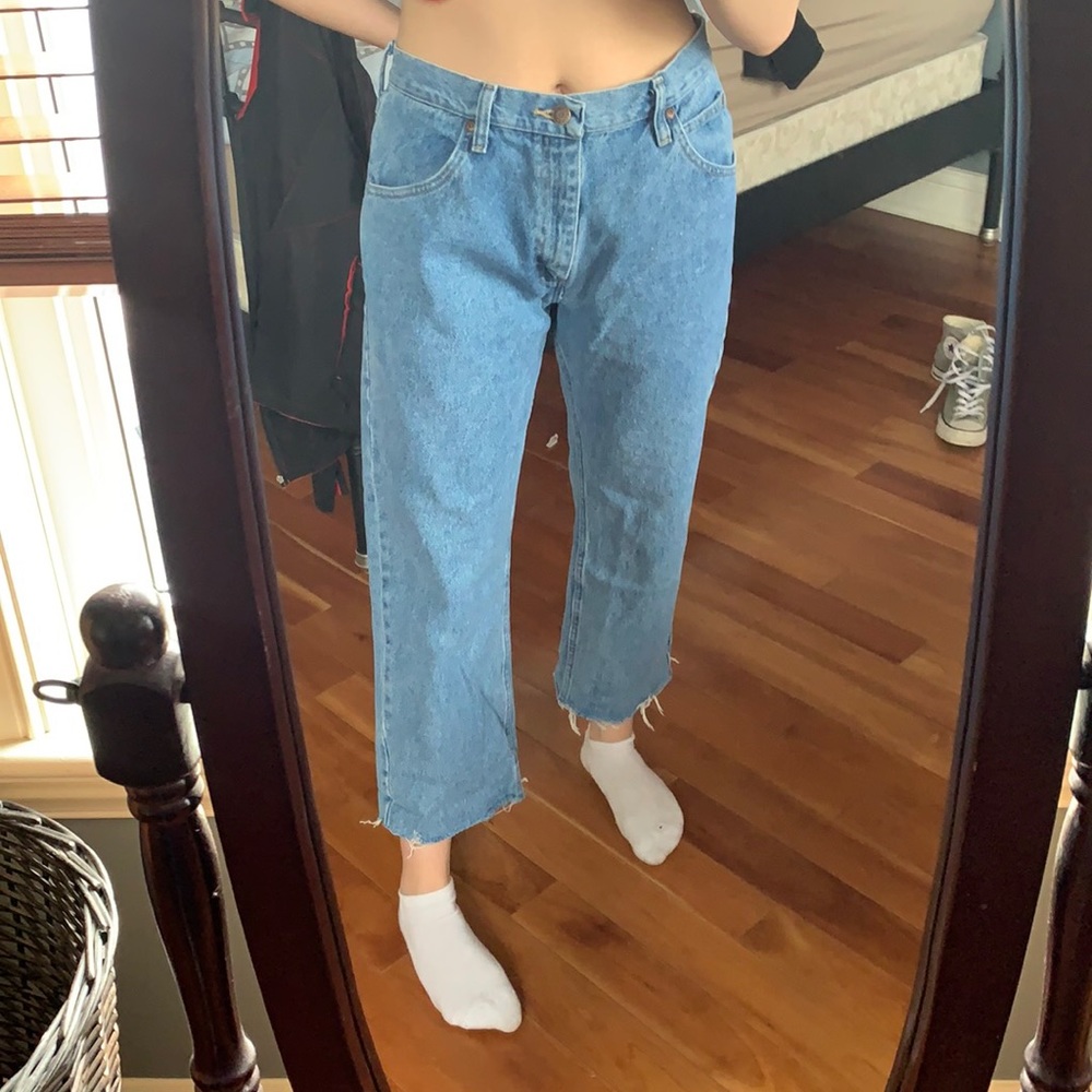 Denim wrangler jeans